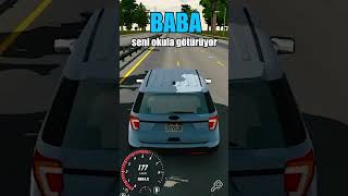 Aile Bireylerin Seni Okula Götürüyor ! - Car Parking Mulriplayer #shorts