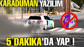 4 DK'DA KARA DUMAN YAZILIMI NASIL YAPILIR ? * GG'siz * - Car Parking Multiplayer