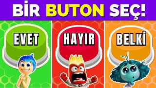 Bir Buton SEÇ! 🟢🔴🟡 Ters Yüz 2 Özel Bölüm 🔥 Evet, Hayır, Belki Oyunu