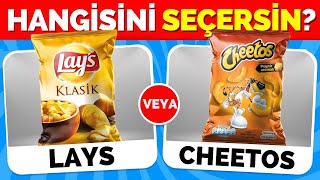 Hangisini Tercih Edersin? Atıştırmalıklar 🍟🍫 & Abur Cubur Özel 🍕🍭