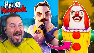 KAZIM USTA PALYAÇO OLDU! YENİ OYUNCAKLAR GELDİ! | HELLO NEİGHBOR MODLU BÖLÜM