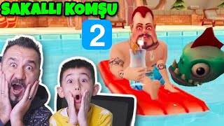 SAKALLI KOMŞU MAHMUT USTA'YA PİRANA SALDIRDI! | DARK RIDDLE 2 OYNUYORUZ