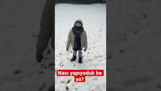 Egemen Kaan kartopu yapıyor #shorts