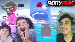 BALİNADAN KİM KAÇACAK? EGEMEN KAAN PARKURDA BİZİ EZDİ GEÇTİ! | 3 KİŞİ PARTY PANIC OYNUYORUZ!