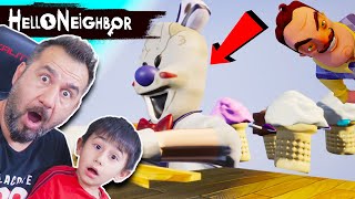 HELLO NEIGHBOR İÇİNDE DONDURMACI ROD ROBLOX DONDURMA PARKURU YAPMIŞ! | YOUTUBER OLDUK!