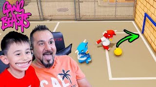 KOMİK HAMUR ADAMLARLA FUTBOL MAÇI YAPTIK!  | EGEMEN KAAN İLE GANG BEASTS OYNUYORUZ