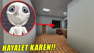 HAYALET KAREN EVİME GELDİ! 😱 Minecraft