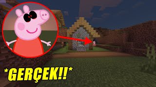 Minecraftta PEPPA PİG BULDUM! *GERÇEK* Minecraft Peppa Pig.exe