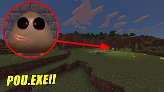 MİNECRAFTTA POU.EXE'yi BULDUM! *GERÇEK* Minecraft