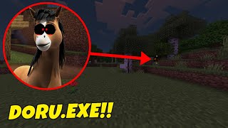Minecraftta Doru'yu Buldum! *GERÇEK* Minecraft Doru.exe