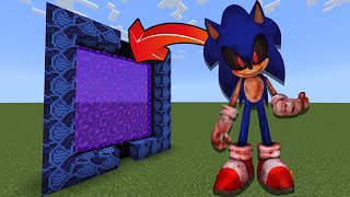 Minecraftta Sakın SONİC.EXE Portalına Girmeyin! Minecraft