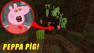 KORKUNÇ MAĞARADA PEPPA PİG'İ BULDUM! - Minecraft