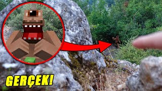 KORKUNÇ TEPEGÖZ'ÜN EVİNE GİTTİM! - Minecraft