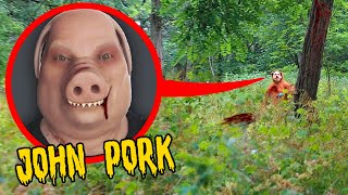 DOMUZ ADAM İLE ORMANDA YÜZLEŞTİM! John Pork Gerçek Hayatta