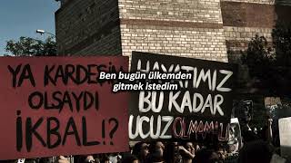 Ben bugün ülkemden gitmek istedim