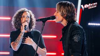 He Sang Foo Fighters... Then Keith Urban Jumped On Stage | The Voice [4K]