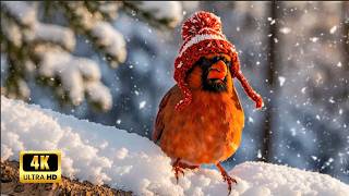 ❄️ Snow Birds Morning Song with Relaxing Piano Music for Peaceful Mind 🎹