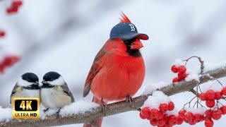 Winter Birds Chirping & Soft Piano 🎶 Relaxing Music for Emotional Healing and Restful Sleep
