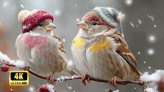❄️ Snowy Birds & Piano Music – Winter Ambience for Sleep, Healing and Relaxation 🎹