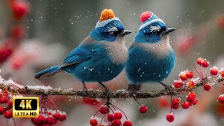 Peaceful Melodies with Winter Birdsong to Calm the Mind ❄️ Cures for Anxiety Disorders, Depression