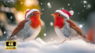 Winter Vibe & Bird Song 🌧️ 3 Hours Deep Sleep Music for Chronic Insomnia | White Noise