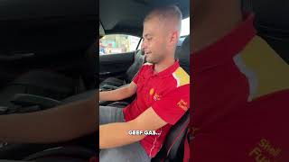 Ilk defa ferrari’ye bindi🫶❤️