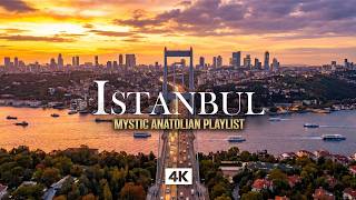 ISTANBUL in 4K – Relaxing Mystic Music at Sunset | Bosphorus Bridge Cinematic Drone Journey