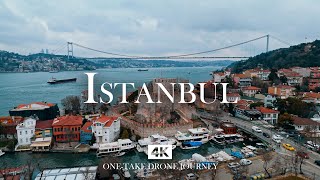 ISTANBUL in 4K – Relaxing Music Along the Bosphorus | Rumeli Fortress Drone Journey