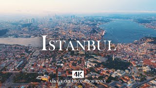 ISTANBUL in 4K – Sunset Bosphorus Skyline with Relaxing Piano, Kanun & Soft Ambient Music
