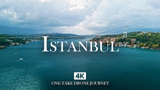ISTANBUL in 4K – Relaxing Piano & Kanun Over Bosphorus Bridge and Waterfront - One Take