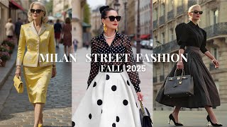 🍂 Autumn 2025 Milan Street Style: Chic October looks from stylish Milanese. Luxury Fashion Vlog