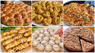 AKŞAM ÇAYINA 6 ÇEŞİT MİSAFİR İKRAMLIKLARI/ MİSAFİR MENÜSÜ TARİFLERİ/Gün Menüsü