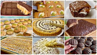 9 ÇEŞİT TATLI VE PASTA TARİFİ😍 BİRBİRİNDEN PRATİK ve LEZZETLİ TATLI ÇEŞİTLERİ/Pasta ve Tatlı Tarifi