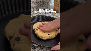 Tart kalıbında cookie 😍 #cookie #kurabiye #shorts #trend Malzemeler yorumda👇👇