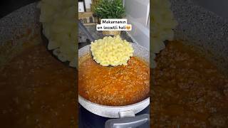 Kıymalı makarna tarifi nasıl yapılır? #makarna #shorts #viral #trend Malzemeler yorumda👇👇