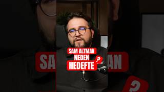 ChatGPT’nin kurucusu Sam Altman’dan neden nefret ediliyor? #shortvideo