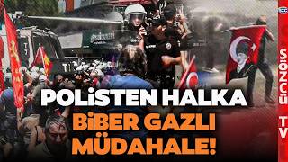 Özgür Özel'e Desteğe Gelenlere Biber Gazı ve Tazyikli Suyla Müdahale! İZMİR'DE ORTALIK KARIŞTI