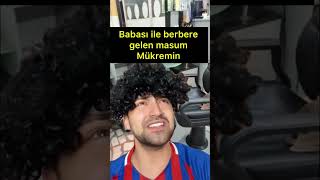 Babası ile berbere giden masum çocuk #shorts