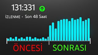 2 Dakikada daha fazla önerilmenizi sağlayan YouTube hilesi