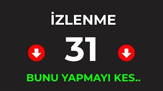 Videoların 1000 izlenmenin altında kalıyorsa bunu yap..