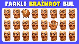 FARKLI OLANI BUL! 🔥 İTALYAN BRAİNROT Karakterlerini Bulabilir Misin?🤔 Emoji Bulmaca