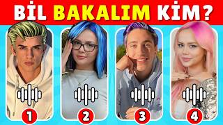 YouTuber’ları Sesinden & Saçından TAHMİN ET! 🔥🔊 Bil Bakalım Kim?