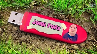 JOHN PORK' ın Gizli USB'sini Buldum! - Minecraft