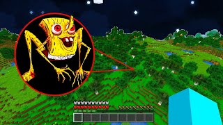 GECE 3'te MİNECRAFT 'ta SÜNGER BOB 'u GÖRÜRSENİZ HEMEN KAÇIN! - Minecraft