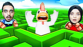 GIT GIT DEV LABİRENTTE KAYBOLDU! NASIL KURTULACAK! 🌀🐔