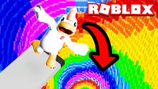 EN YÜKSEKTEN RENKLİ KAYDIRAKLARDAN KAYDIK !! 😱 Roblox