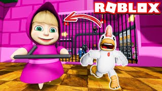 MAŞA İLE KOCA AYININ HAPİSHANESİNDEN KAÇTIK !! 😱 Roblox