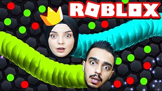 YILAN KRAL OLDUK !! HER ŞEYİ YEDİK !! 😱 Roblox Greedy Snake