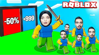 KENDİ KLONLARIMIZLA KALEYİ FETHETTİK !! 😱 Roblox Clone Run