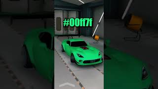 En İyi Renk Kodları PART 1 🌟🔥 - Car Parking Multiplayer  #shorts